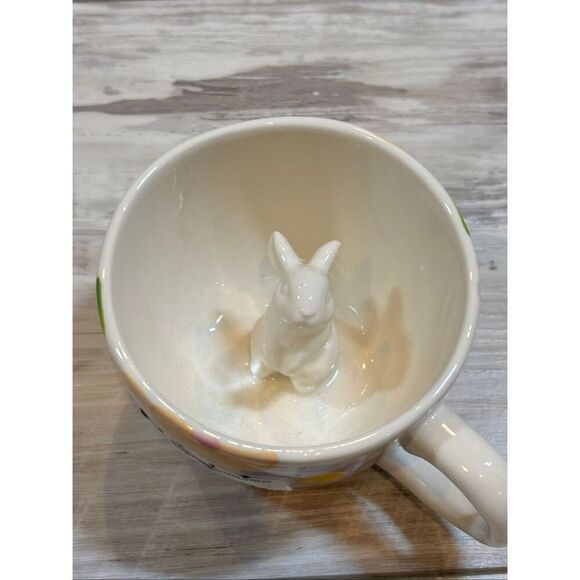 Target Threshold floral Easter bunny tea cup and saucer plate set - Picture 2 of 8